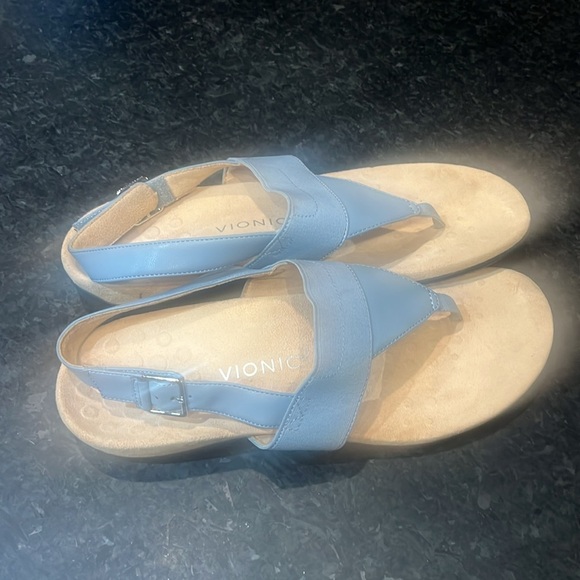 Women's Blue Vionic Sandals - Picture 3 of 8